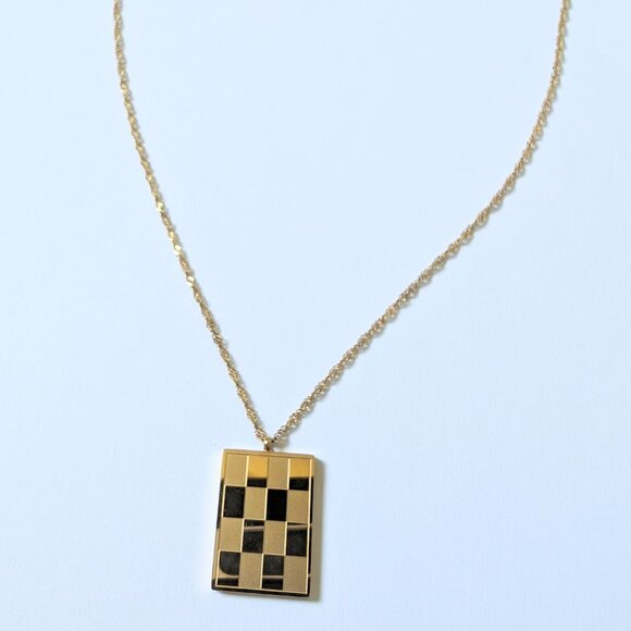 Waterproof Gold Neckalce Tarnish Free 18k Gold PVD Plated -Meivim Zafir Necklace - Picture 5 of 6